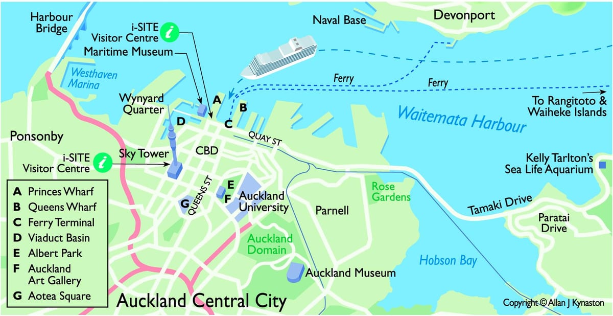 Auckland cruise meli terminal ramani