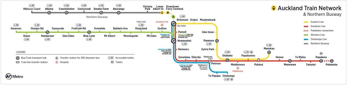 Auckland subway ramani